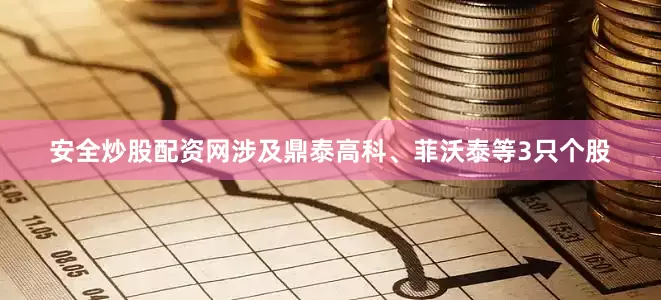 安全炒股配资网涉及鼎泰高科、菲沃泰等3只个股