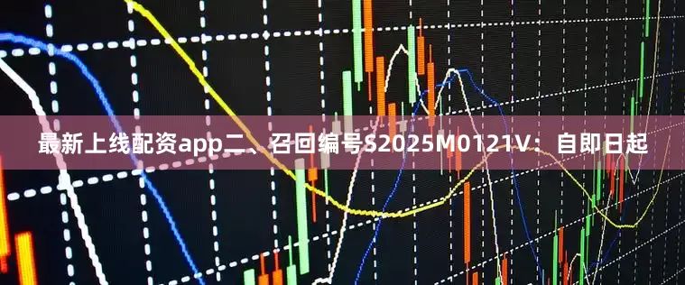 最新上线配资app　　二、召回编号S2025M0121V：自即日起