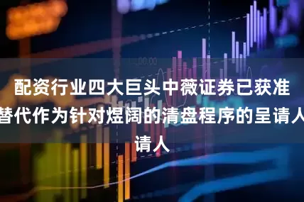 配资行业四大巨头中薇证券已获准替代作为针对煜阔的清盘程序的呈请人
